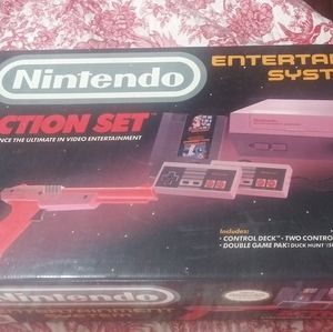 ORIGINAL NINTENDO ACTION SET BOX & PAPERS ONLY